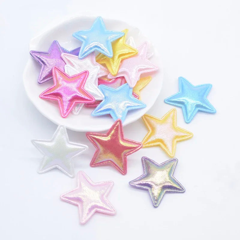 Padded Glitter Cloth Star Applique — Swuffy