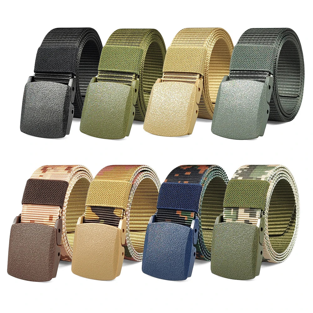 Military Camouflage Nylon Adjustable Belt — Swuffy