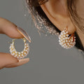 Dazzling Artificial Pearl Earrings Design — Swuffy