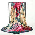 Square Silk Scarf Designer Beautiful — Swuffy