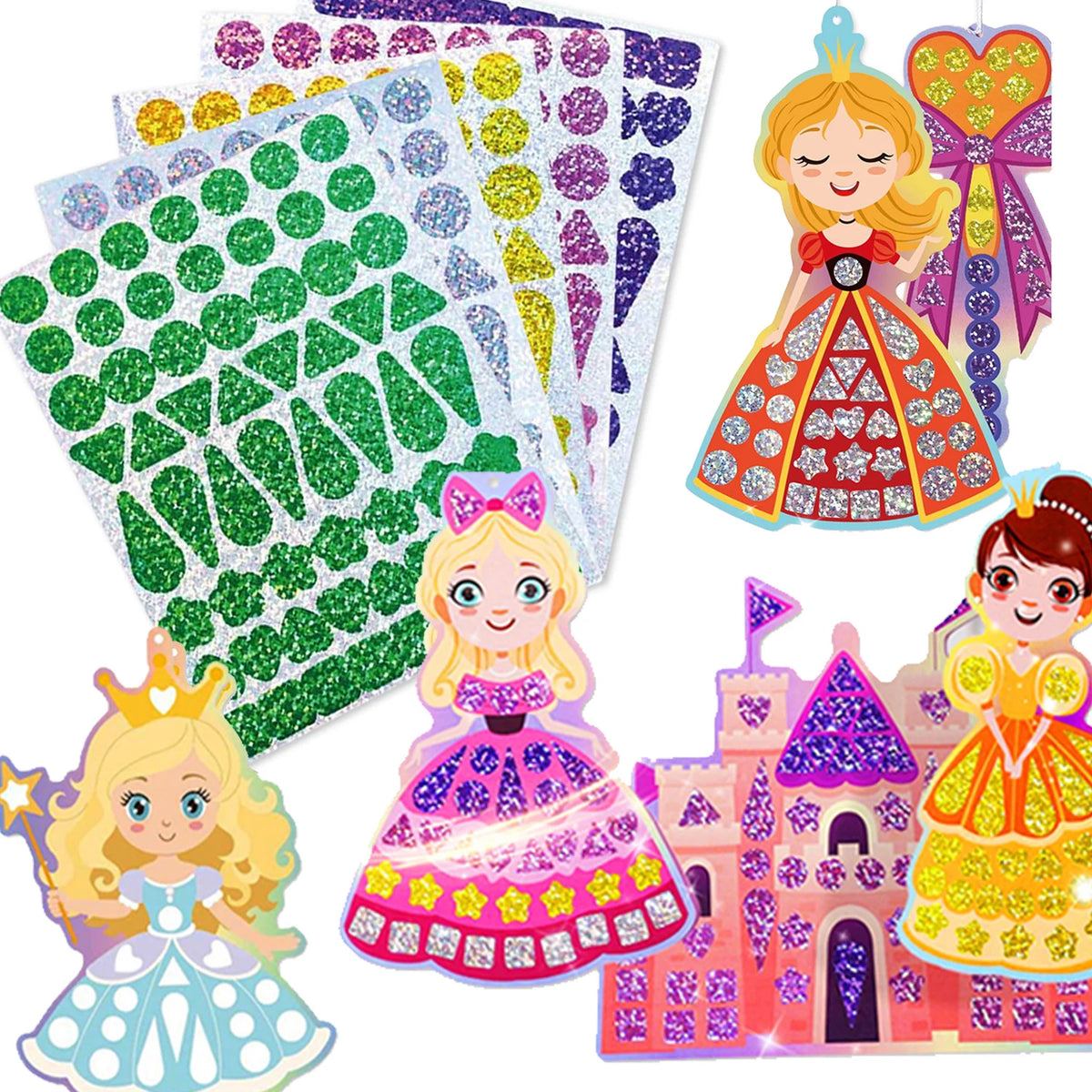 Holographic Mosaic Princess Mermaid Art — Swuffy