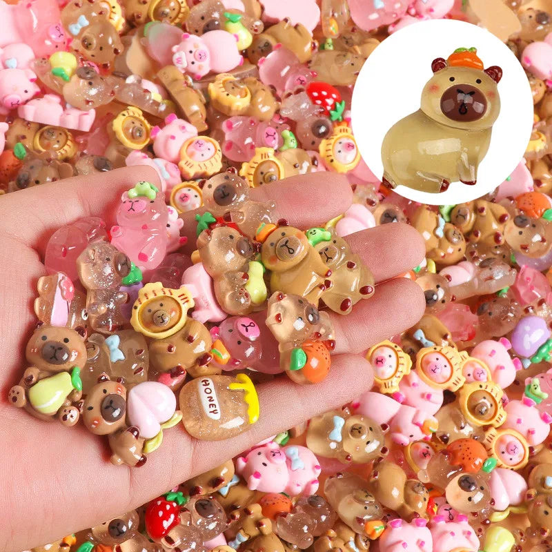 Capybara Resin Charms — Swuffy