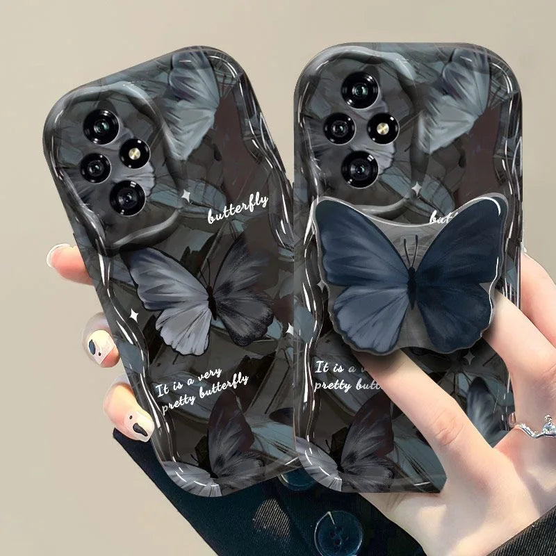 Black Butterfly Grip Tok Holder — Swuffy