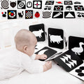 Black White Cards Contrast Baby — Swuffy