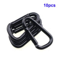 Practical Key Ring Black Aluminum — Swuffy