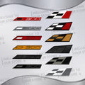 Car Sticker Race Flag Grille — Swuffy