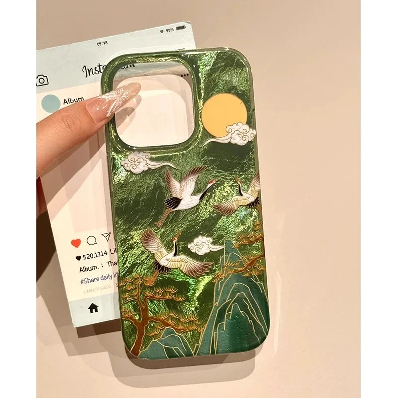 Auspicious Ins Green Mountain Chinese — Swuffy
