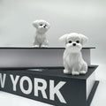 Printing Lively White Maltese Dog — Swuffy