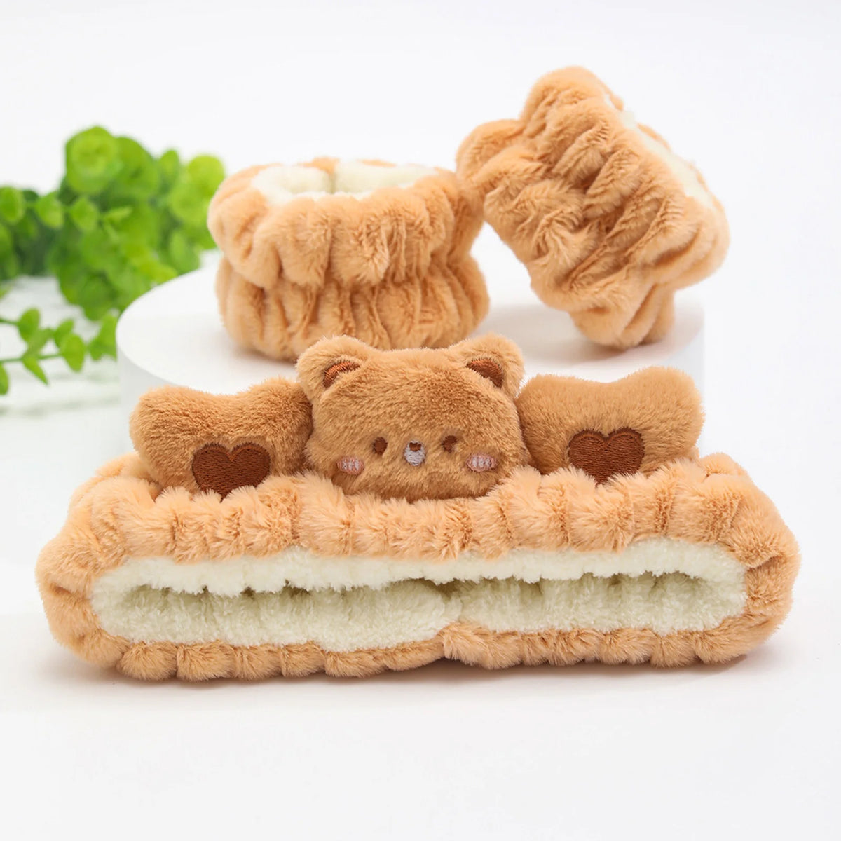 Cartoon Hair Band Plush Bear — Swuffy