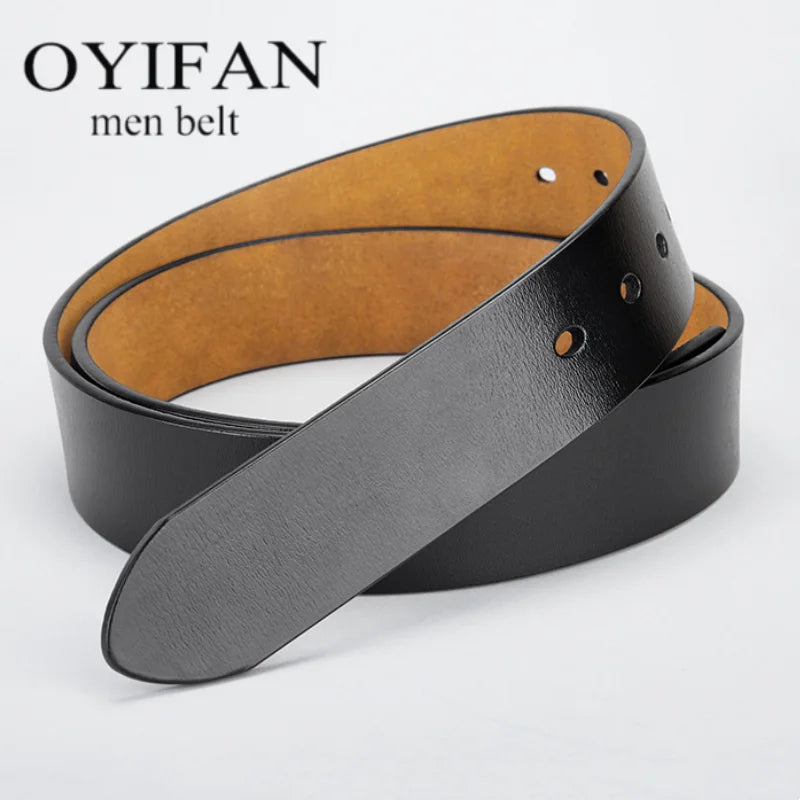Pure Cowhide Belt Strap Round — Swuffy