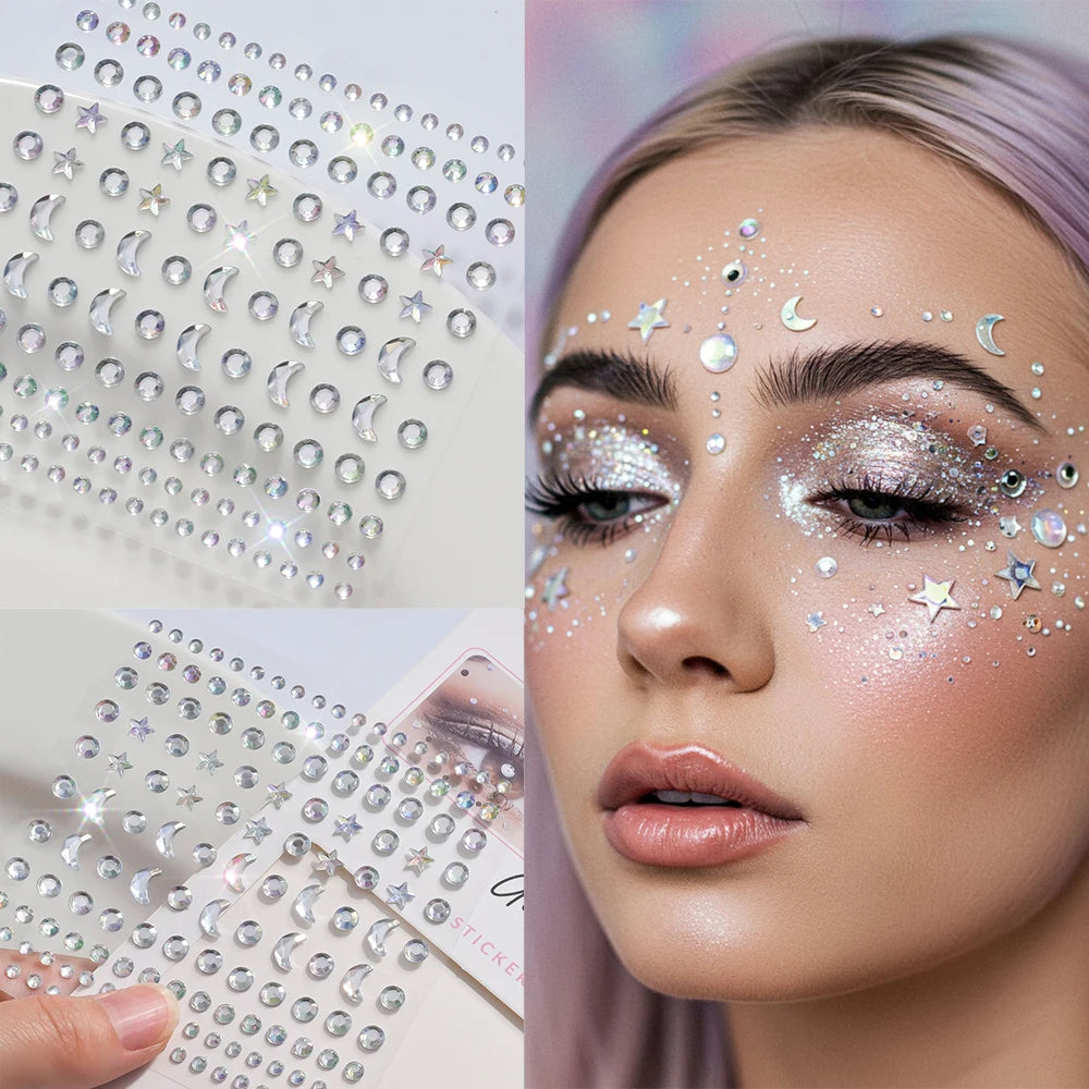 Silver Aurora Moon Star Face — Swuffy