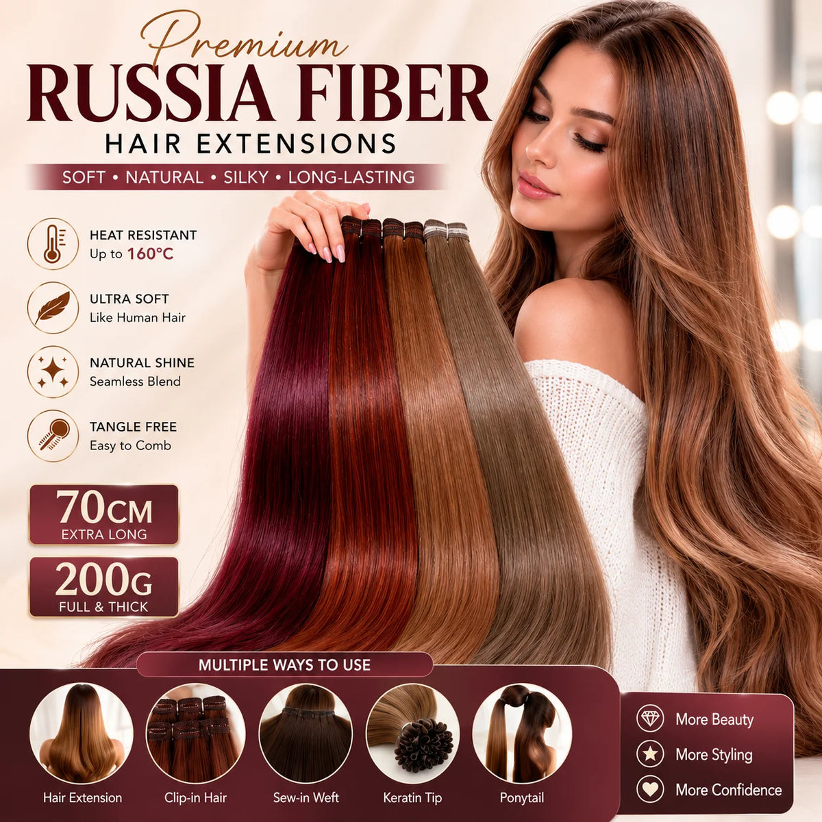Bio Straight Hair Bundles Natural — Swuffy