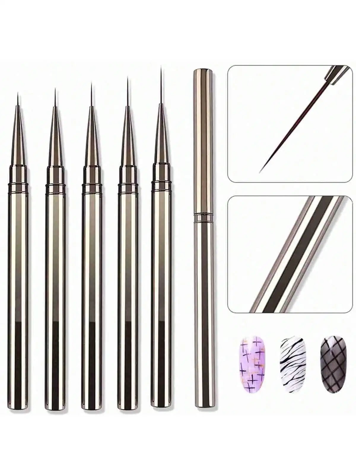 Nail Art Liner Brushes Hand — Swuffy