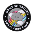 Nuvora Daily Shitstorm Survivors Club Enamel Pins Lightning — Nuvora