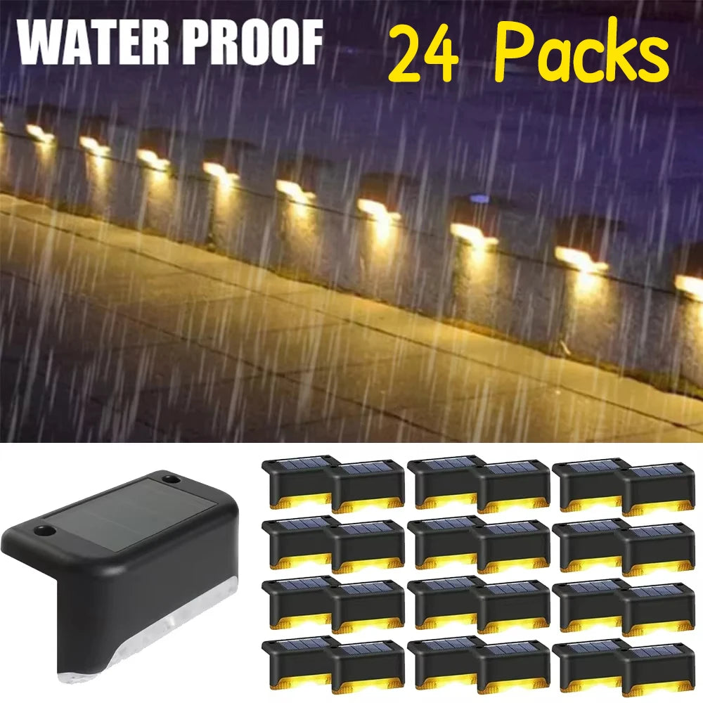 Solar Deck Lights Outdoor Waterproof — Swuffy