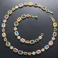 Zircon Bracelet & Necklace Set — Swuffy