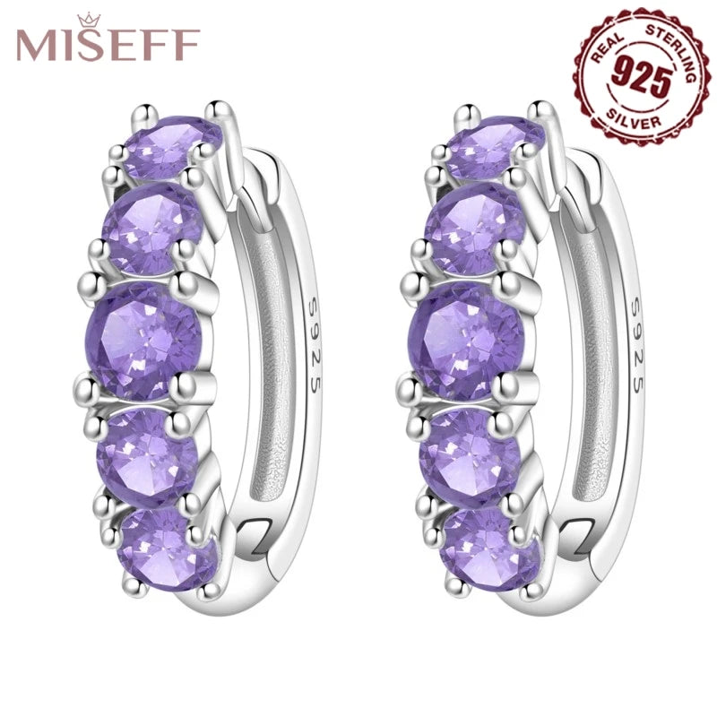 Miseff Sterling Silver Earrings Hoop — Swuffy