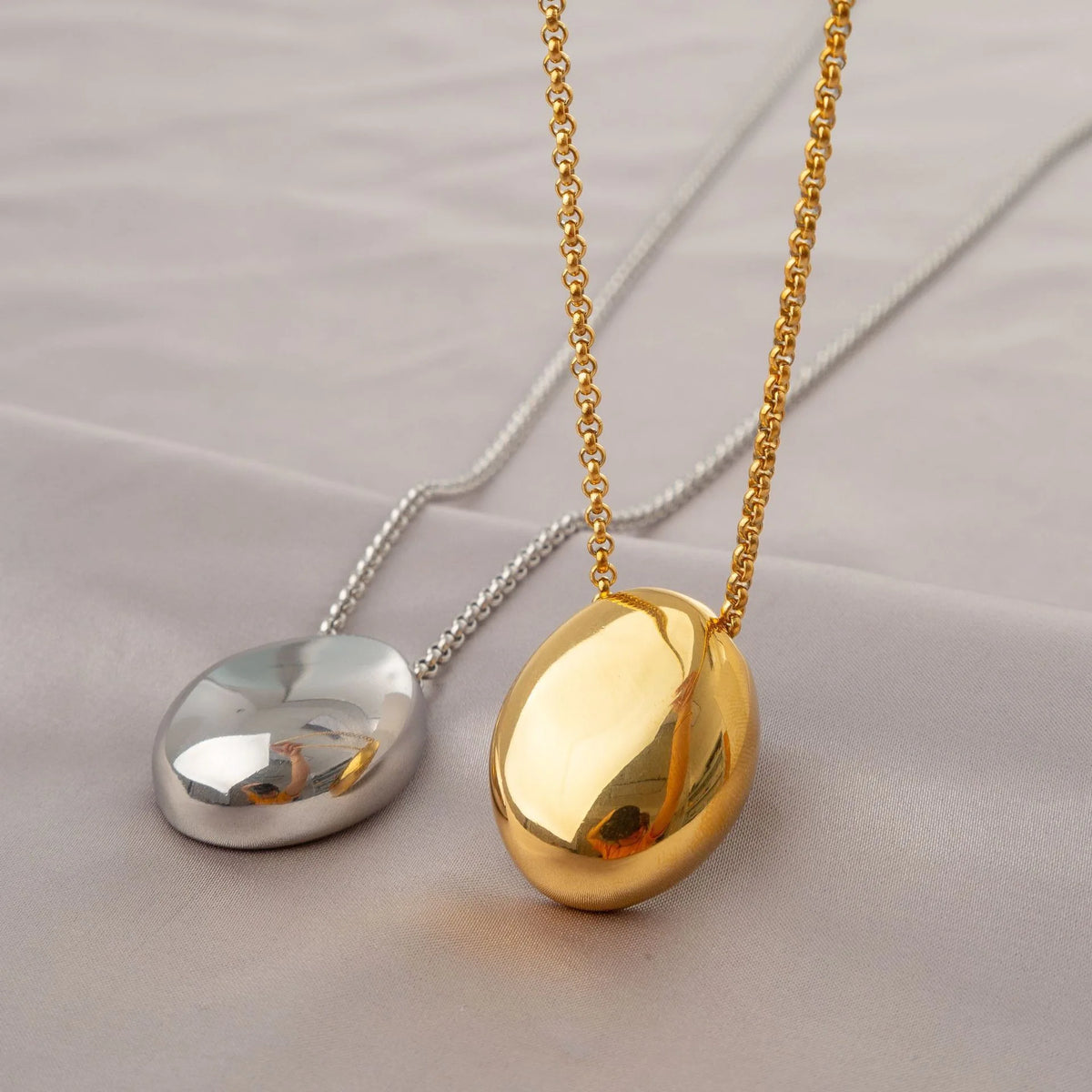 Yupsk Stainless Steel Oval Hollow — Swuffy