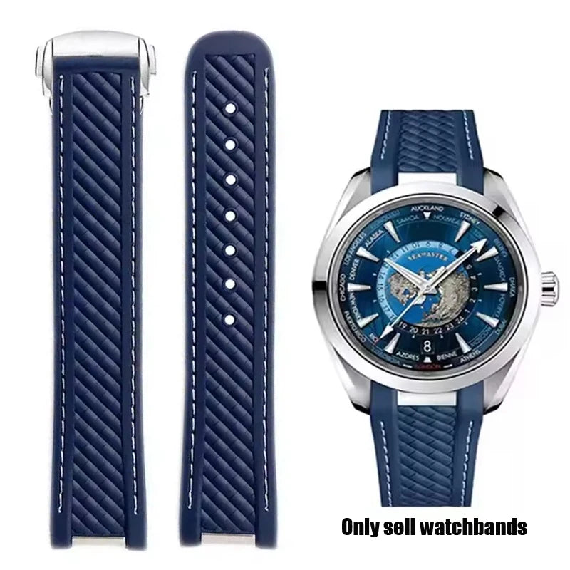 Silicone Rubber Watch Strap Omega — Swuffy