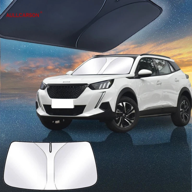 Peugeot Auto Windshield Sun Shade — Swuffy