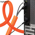 Cable Sleeves Orange Self Closed — Swuffy