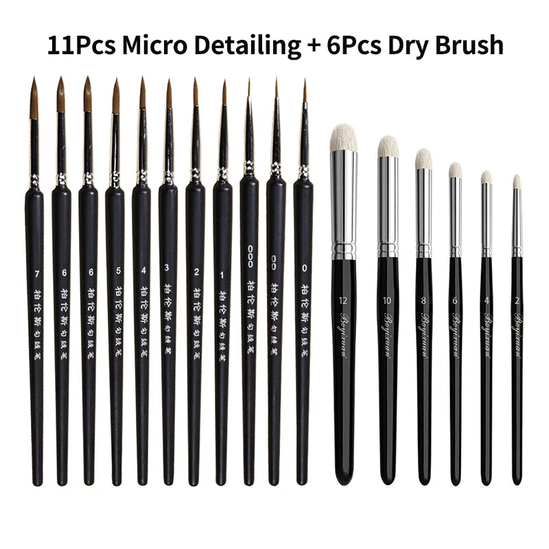 Miniature Painting Dry Brush Fine — Swuffy