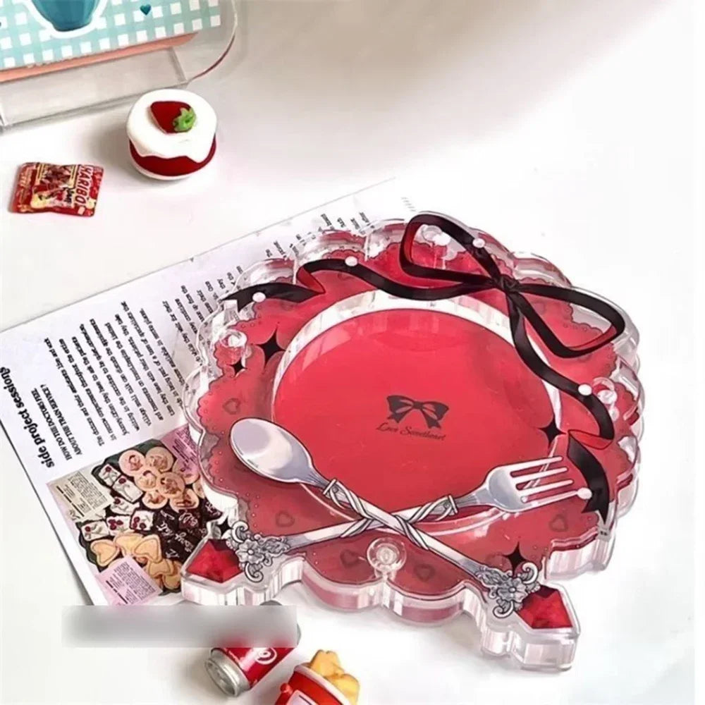 Acrylic Photo Frame Dining Plate — Swuffy
