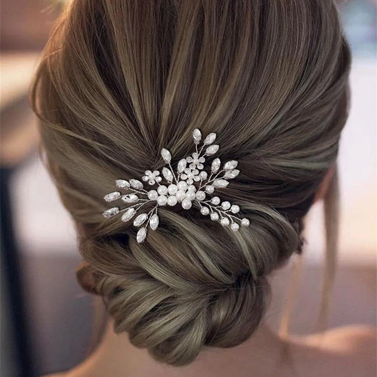 Bridal Hair Comb Handmade Flower — Swuffy