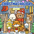 Chirstmas Holiday Coloring Book Adults — Swuffy