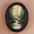 Dark Oval Decorative Ornament Featuring — Swuffy
