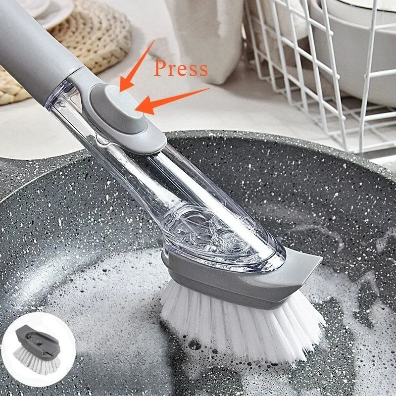 Kitchen Cleaning Brush Long Handle — Swuffy