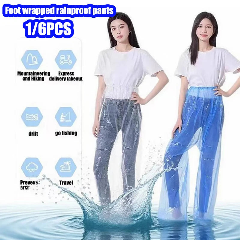 Disposable Raincoat Pants Splash Proof — Swuffy
