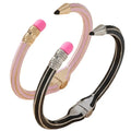 Exquisite Pencil Shaped Pencil Bracelets — Swuffy
