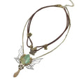 Vintage Rhinestone Wings Necklace Crystal — Swuffy