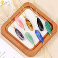 Csja Water Drop Necklaces Crystal — Swuffy