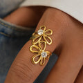 Stainless Steel Metal Hollow Flower — Swuffy