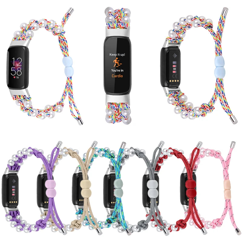 Fabric Braided Strap Fitbit Luxe — Swuffy