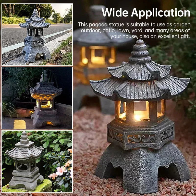 Solar Zen Stone Tower Light — Swuffy