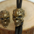 Mechanical Skull Head Brass Knife — Swuffy