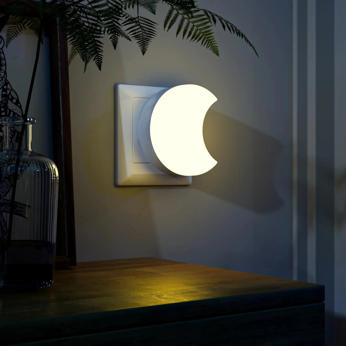 Moon Shape Night Lights LED — Swuffy