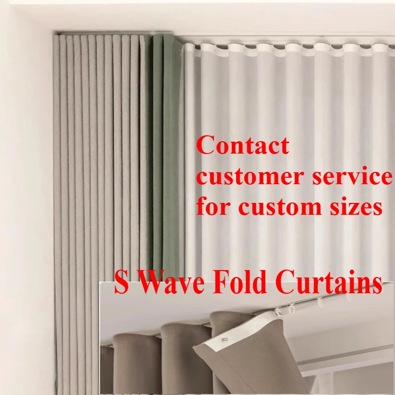 Wave-Fold Blackout Curtains — Swuffy