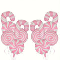 Pink Cane Windmill Candy Ball — Swuffy