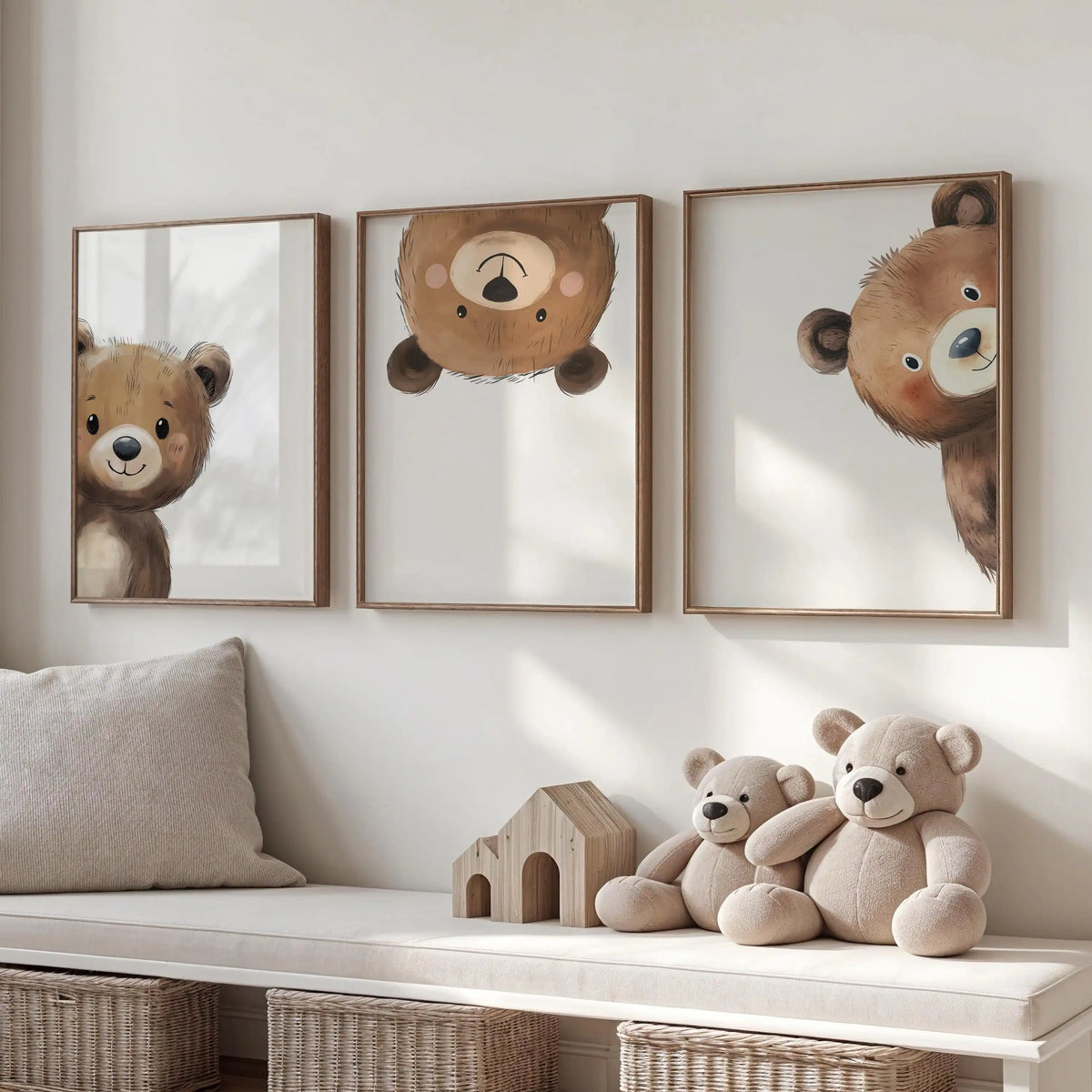Bear Print Nursery Wall Art — Swuffy