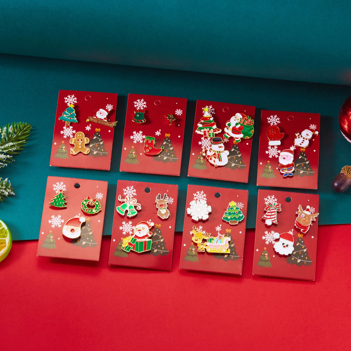 Christmas Brooch Santa Claus Bell — Swuffy