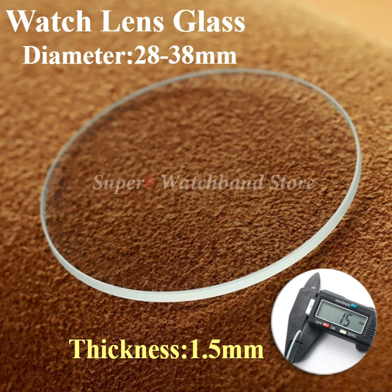 Flat Tempered Round Watch Glass — Swuffy