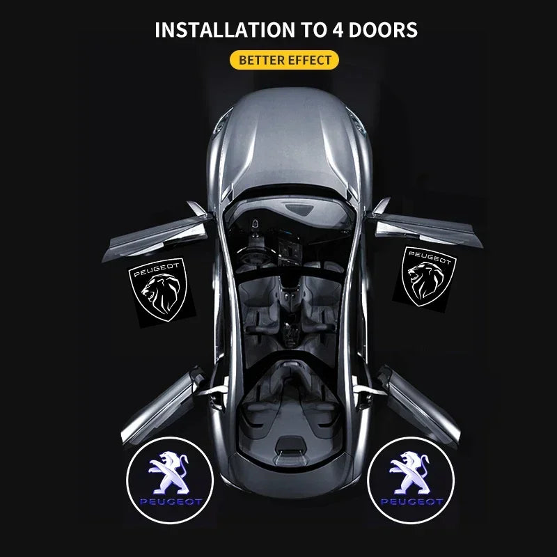 LED Car Door Logo Welcome — Swuffy