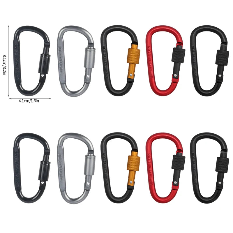 EDC Carabiners Clips Outdoor Survival — Swuffy