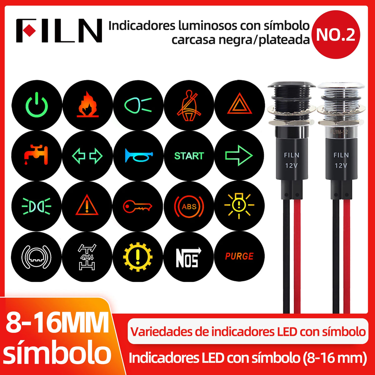 Filn LED Pilot Light Metal — Swuffy