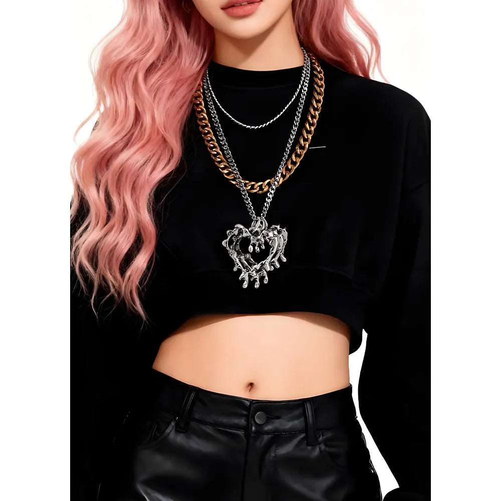 Chunky Gold Chain Necklace Hypoallergenic — Swuffy