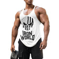 Back Fitness Stringer Vest Skull — Swuffy